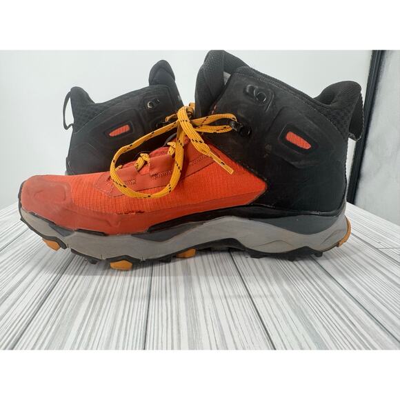 The North Face Men's 9 Vectiv Exploris Mid Futurelight Boots Burnt Ochre TNF - Picture 3 of 11